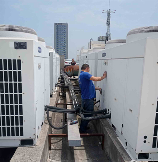 青浦中央空调制热和不制冷系统维修方法